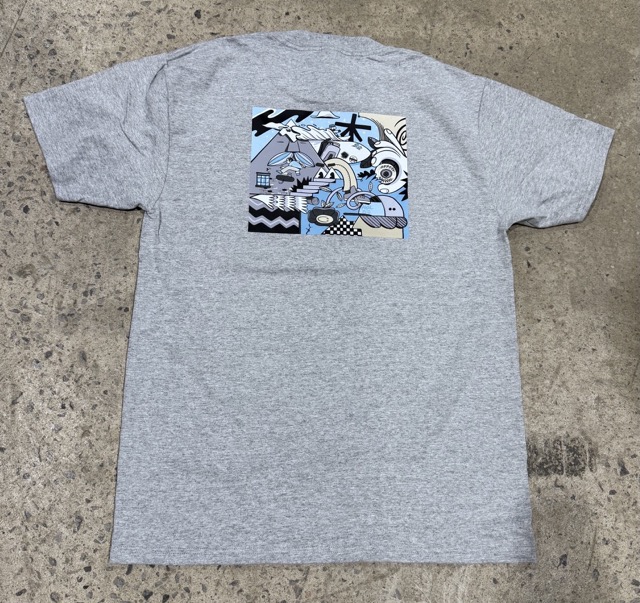 T-SHIRT 5-0 X MATEL POCKET - HEATHER