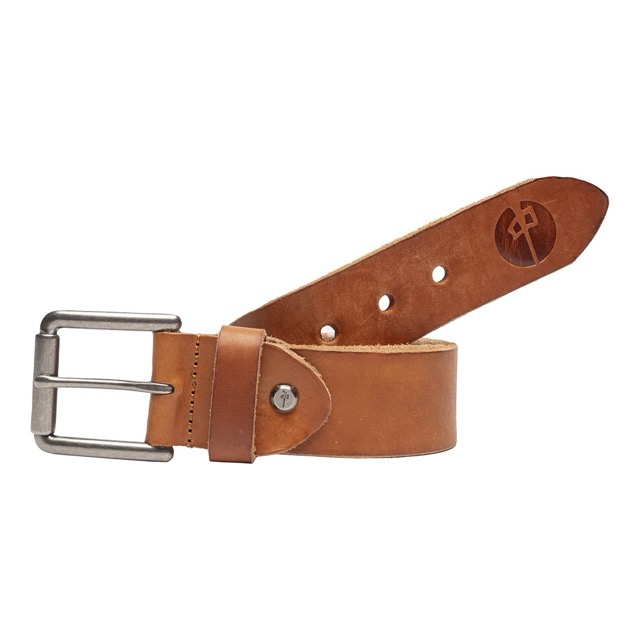 CEINTURE RDS GENUINE LEATHER - BRUN