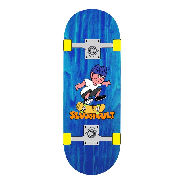 SLUSHCULT FINGERBOARD COMPLETE KICKFLIP GROM 