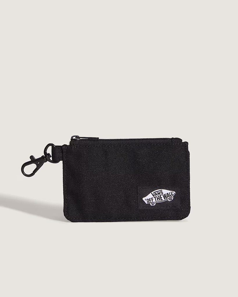 VANS OFF THE WALL ZIP WALLET - BLACK
