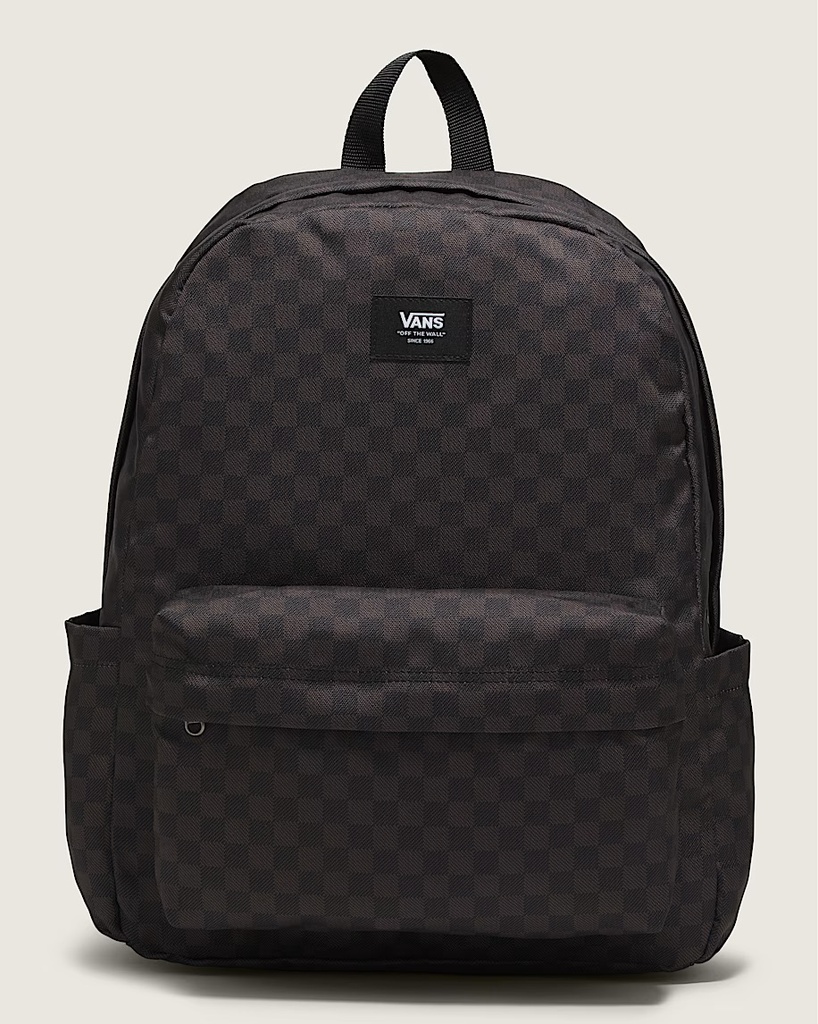 VANS OLD SKOOL CHECK BACKPACK - BLACK/CHARCOAL