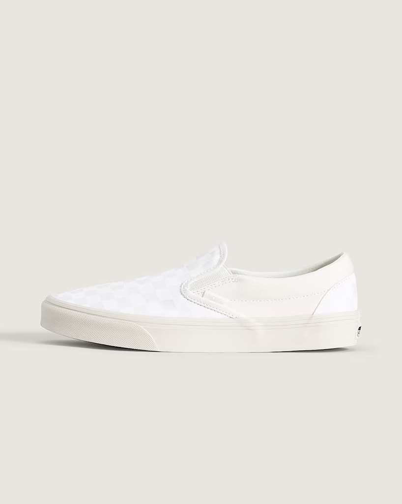 SOULIER VANS CLASSIC SLIP-ON - CHECKERBOARD BLANC DE BLANC