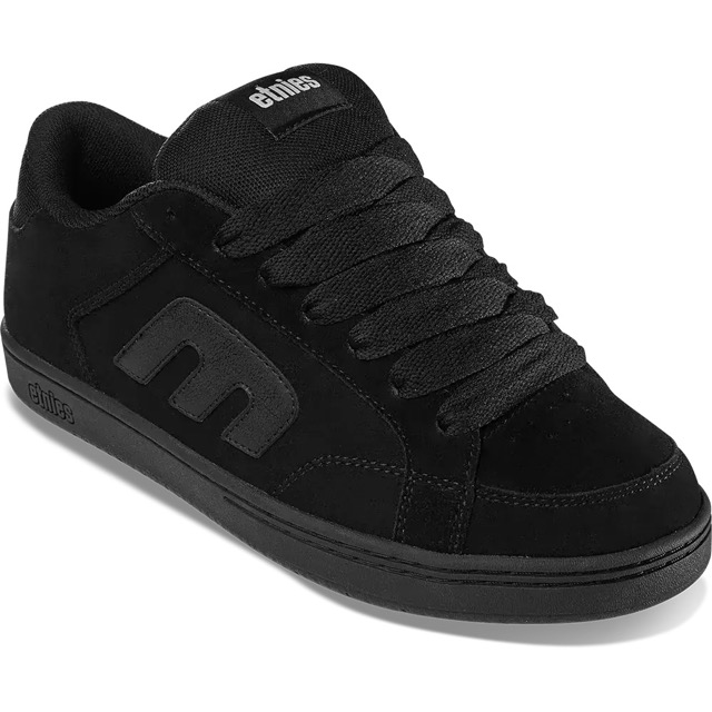 ETNIES KINGPIN 2K SHOES - BLACK/BLACK