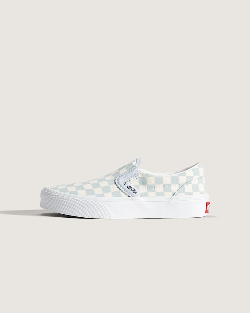 SOULIER VANS CLASSIC SLIP-ON ENFANT - CHECKERBOARD DAWN MIST