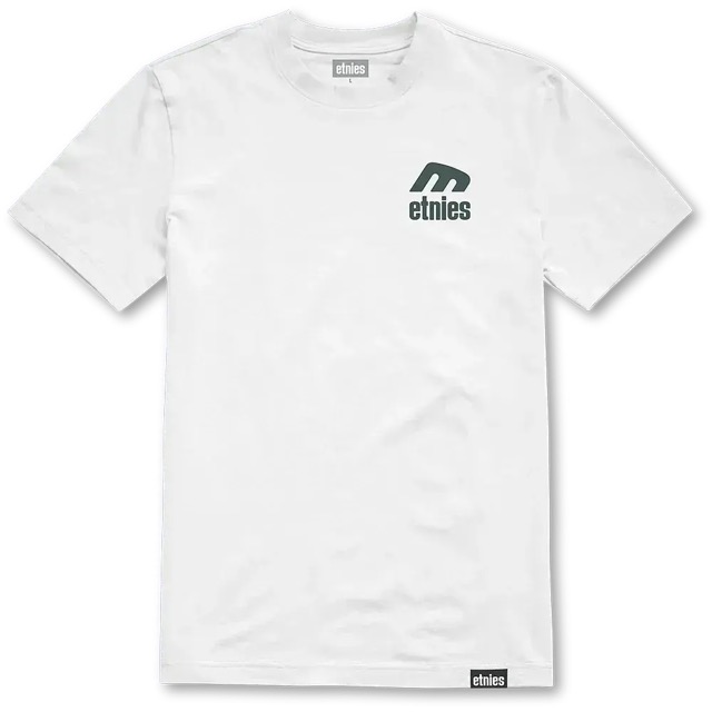 ETNIES TEAM TEE - WHITE/GREEN