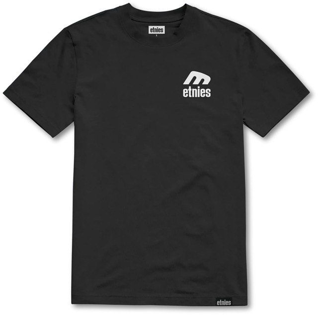ETNIES TEAM TEE - BLACK/WHITE
