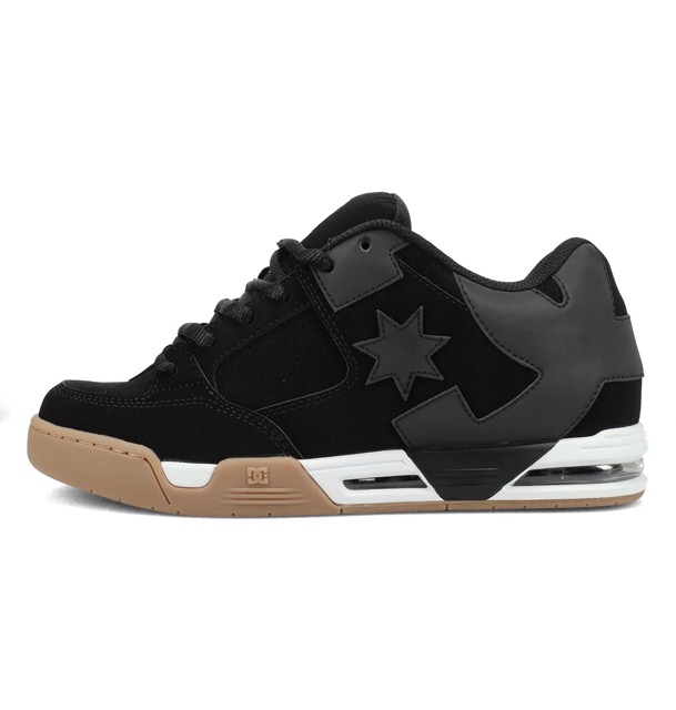 DC COMMAND SHOES -  BLACK/GUM