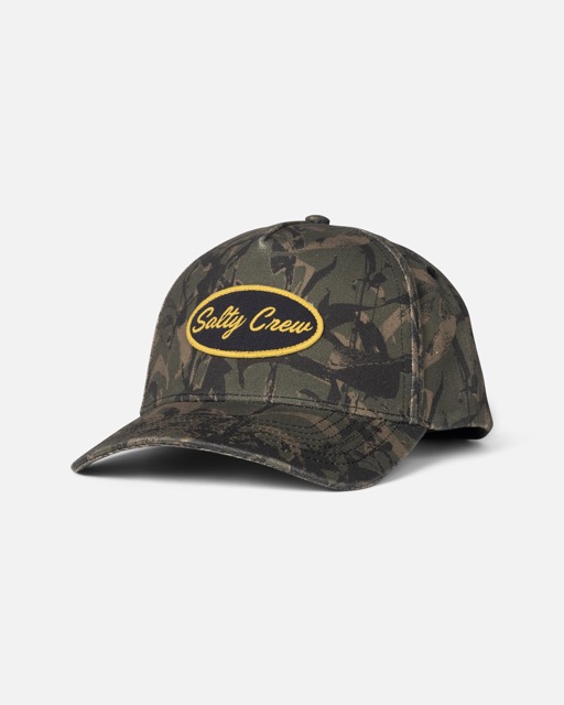 SALTY CREW UPSTREAM TRUCKER - OLIVE CAMO