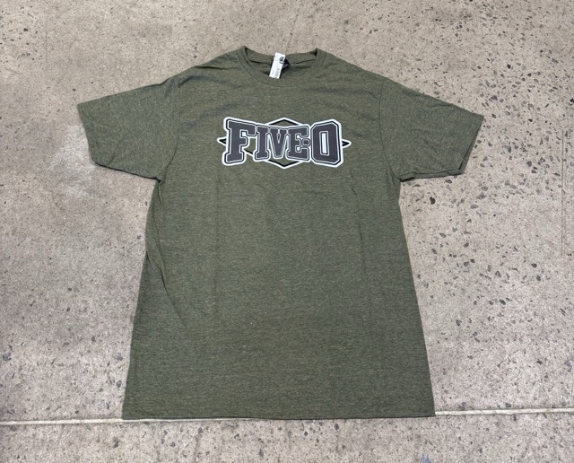 T-Shirt 5-0 New Corp 26 - Sage Black Heather