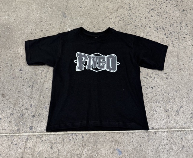 5-0 New Corp 26 Tee Junior - Black