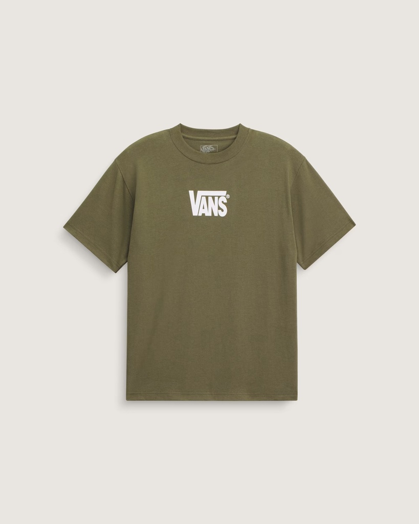 T-SHIRT VANS STRETCH LOGO - MOSSY OLIVE