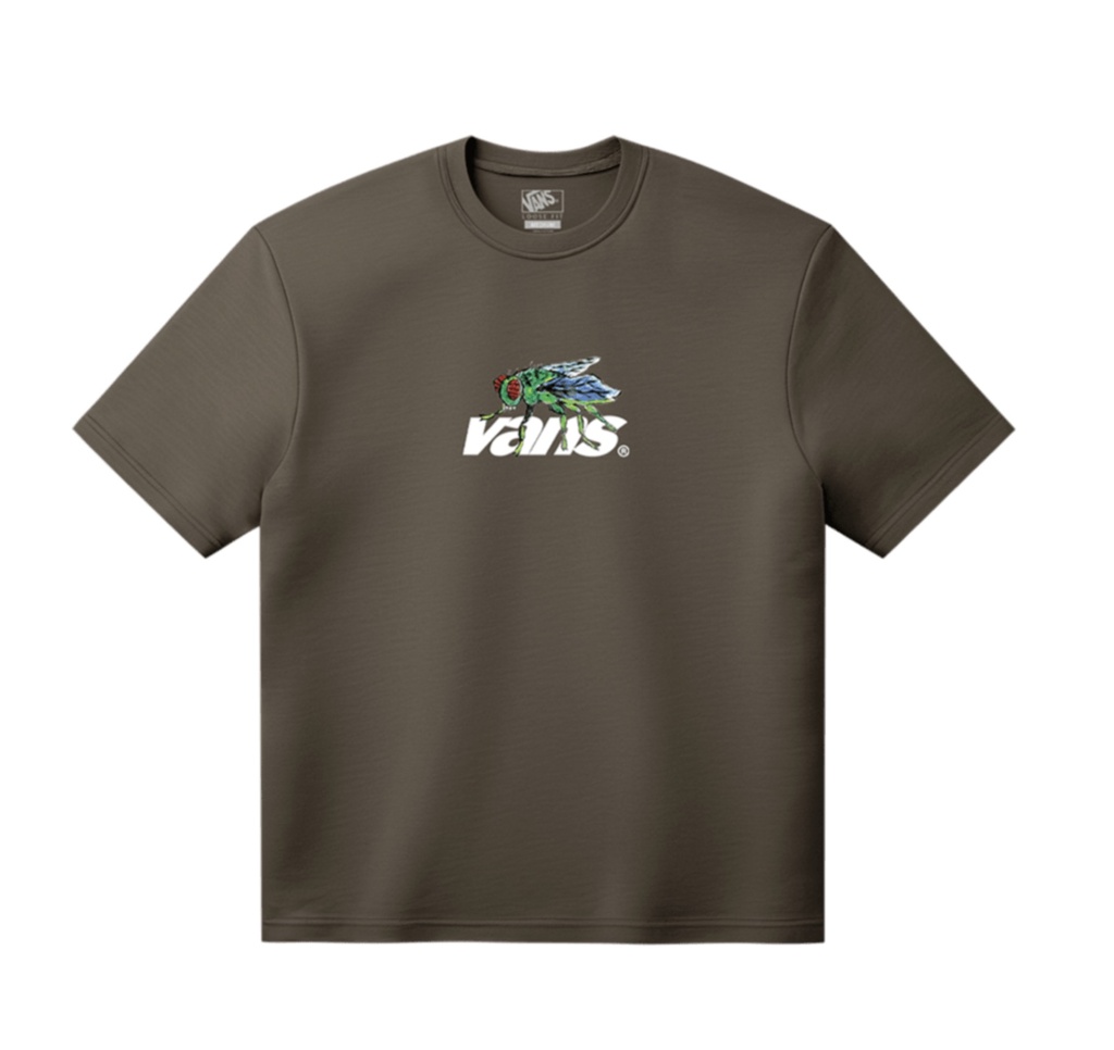 T-SHIRT VANS FLY - VINTAGE/COCOA