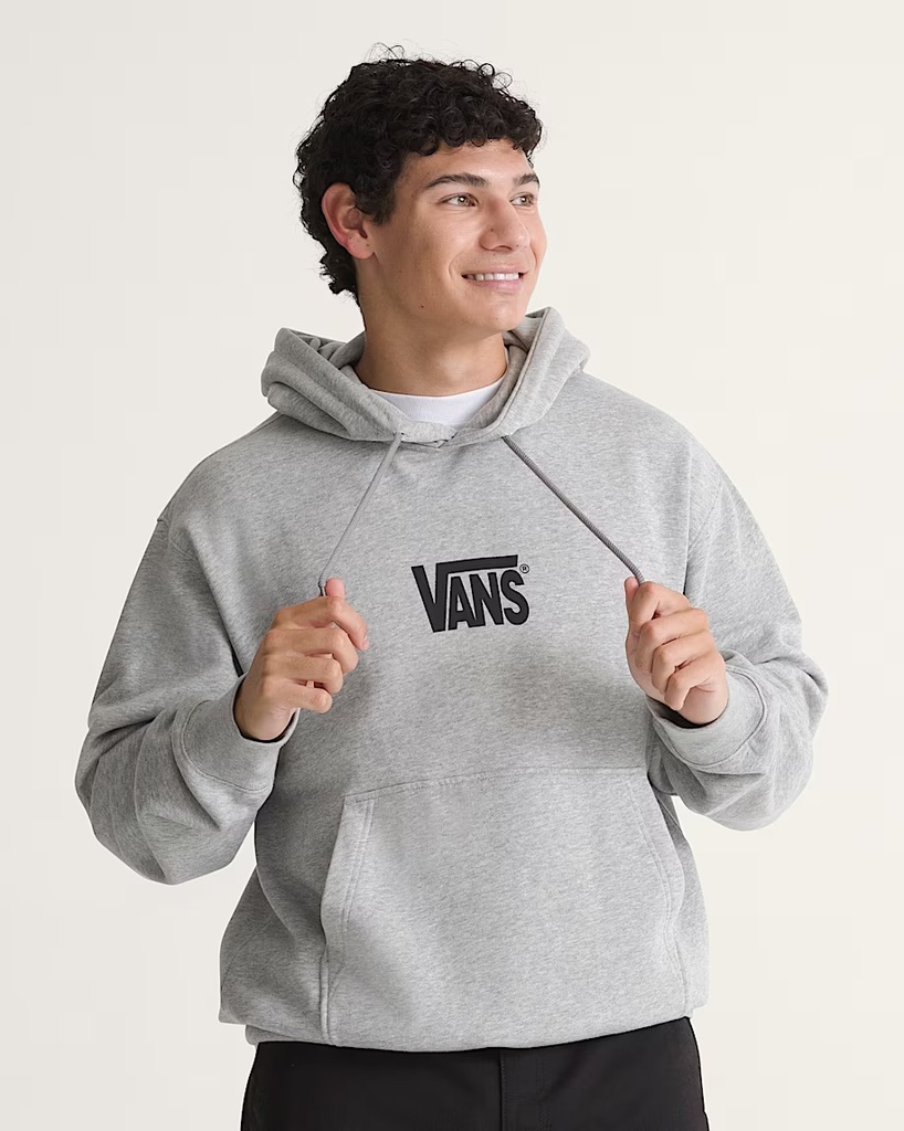 COTON OUATÉ VANS STRETCH LOGO  - CEMENT HEATHER
