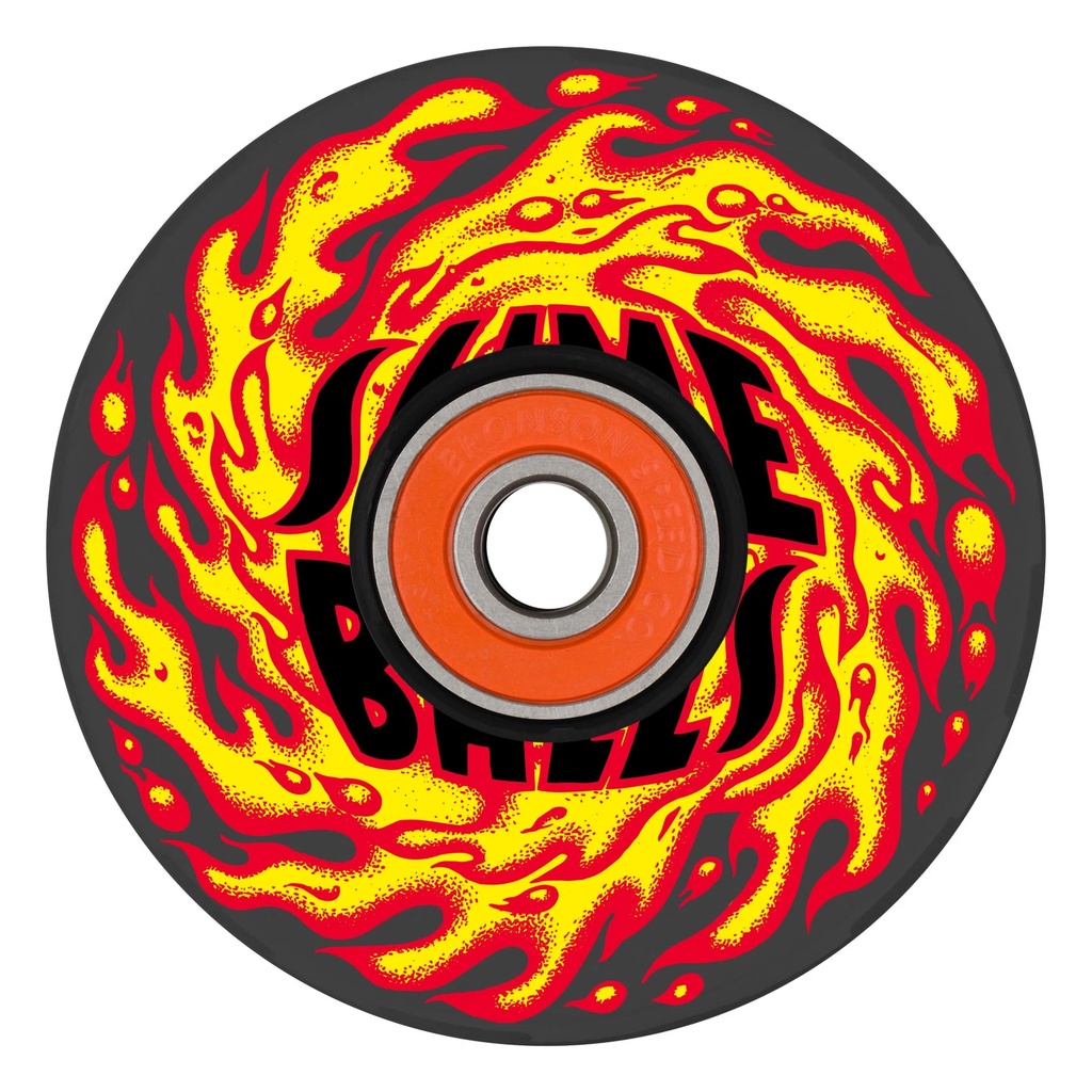 ROUE SLIME BALLS SB FLAME LIGHT UPS OG SLIME - BLK 78A 66mm 