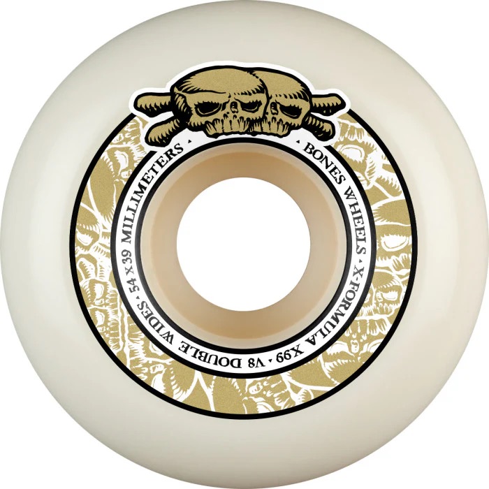 BONES WHEELS - XF DOUBLE WIDES V8 99A (54) 