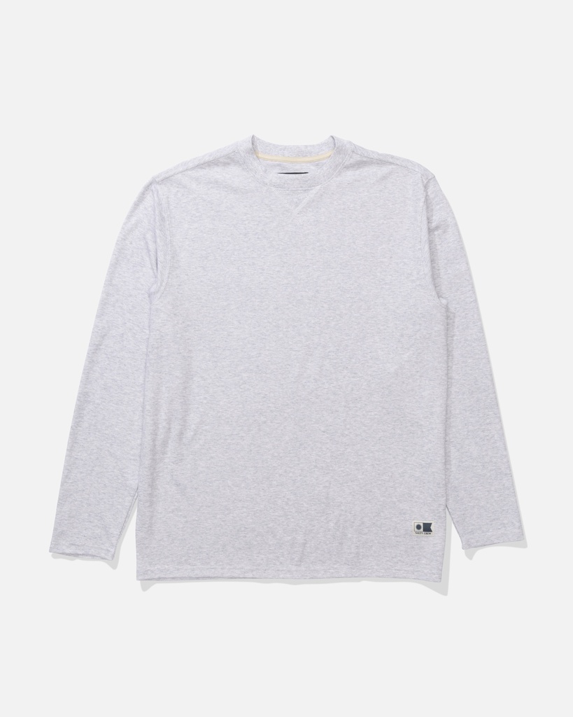 SALTY CREW CAST OFF LS THERMAL - ATHLETIC HEATHER