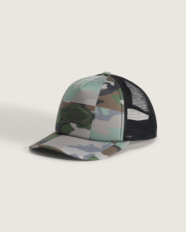 CASQUETTE VANS ENFANT CLASSIC PATCH CURVED BILL TRUCKER - ALUMINUM