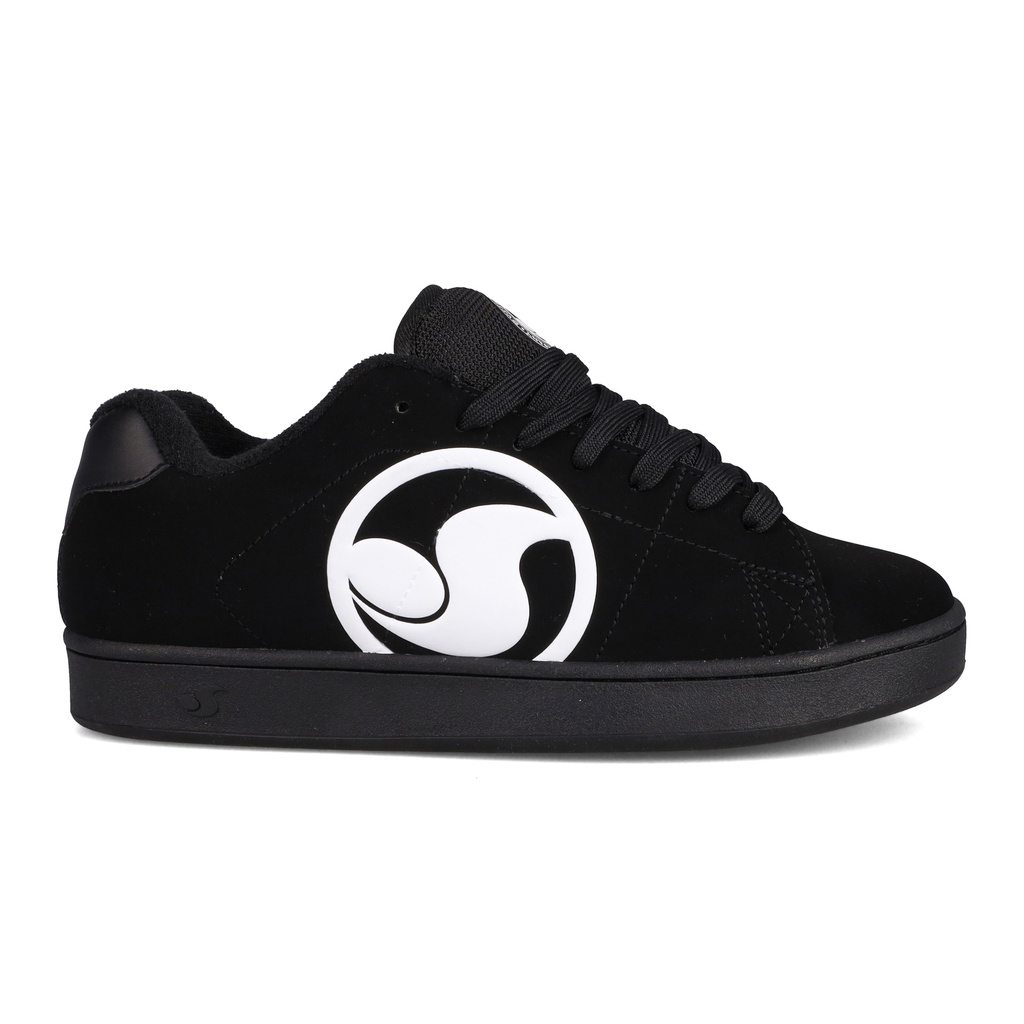 SOULIER DVS REVIVAL - NOIR NOIR BLANC NUBUCK